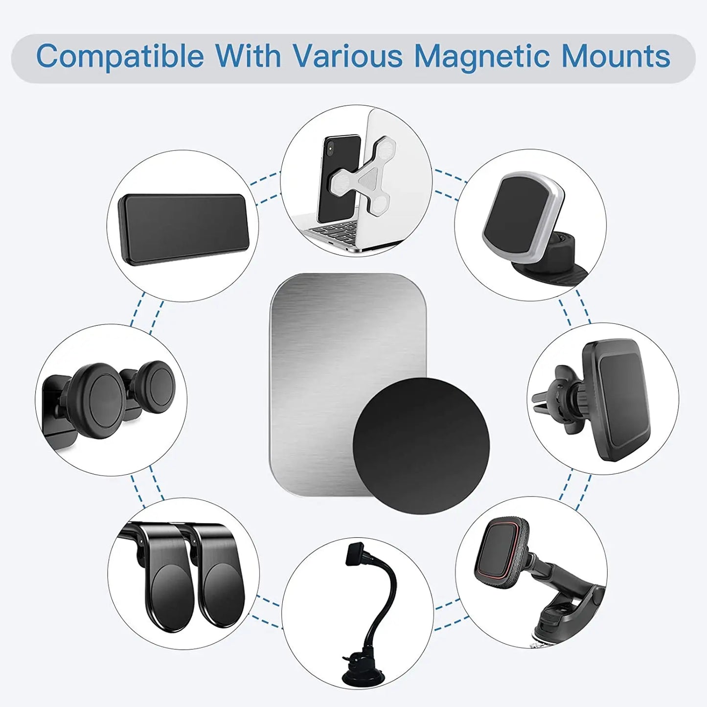 Thin Metal Plate For Magnetic Car Phone Holder