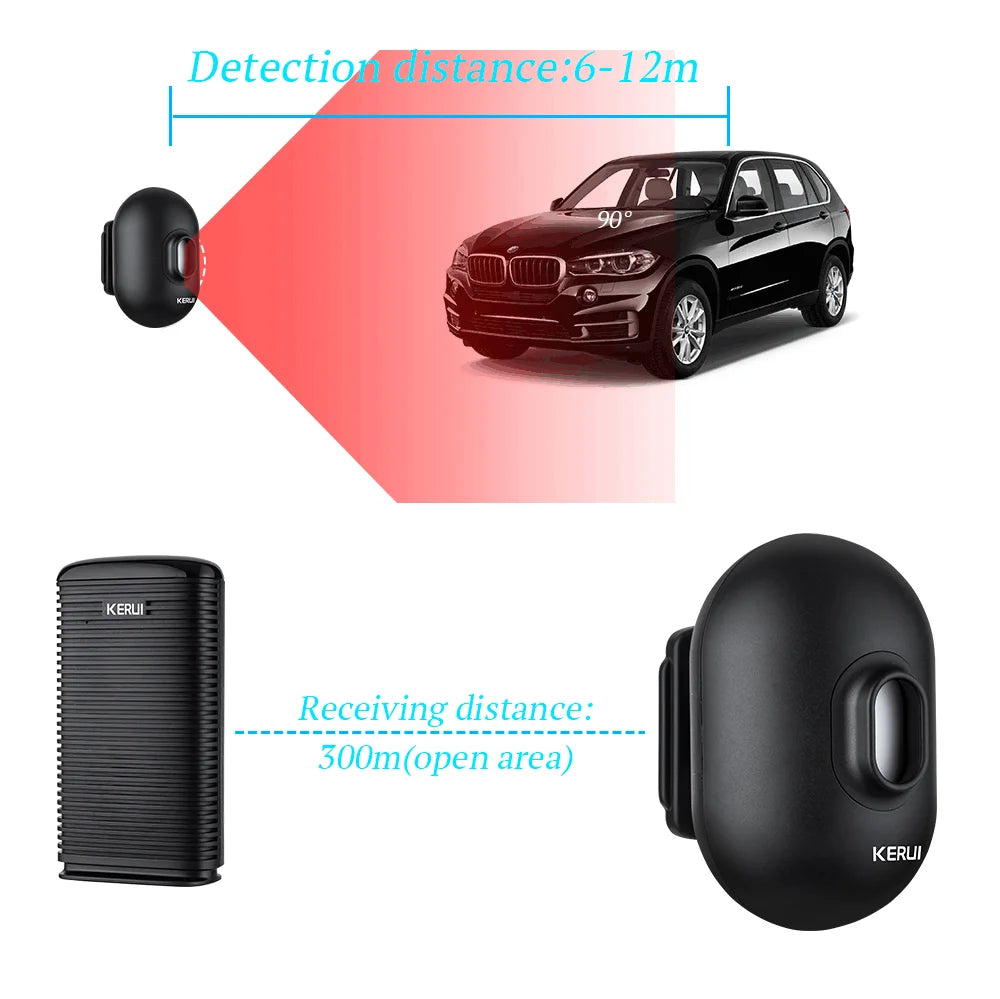 KERUI DW9 Wireless Driveway Security Alarm