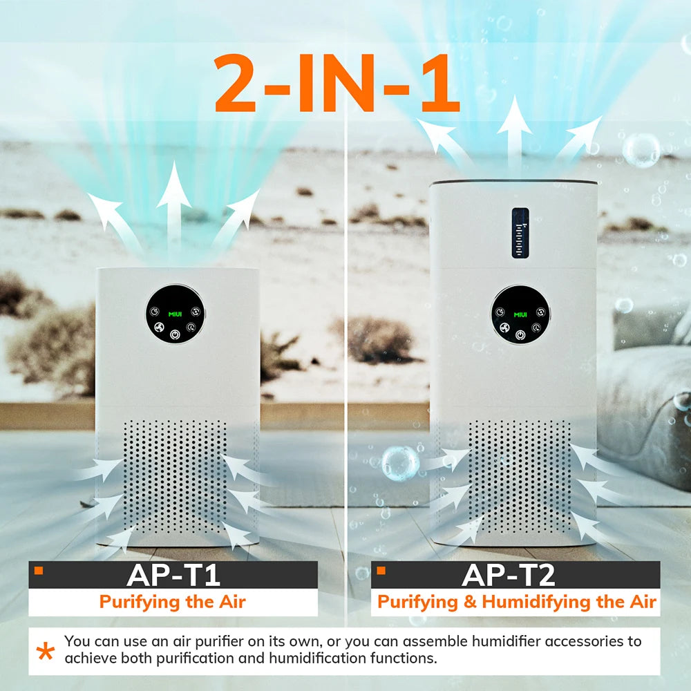 Air Purifier with Humidifier Combo