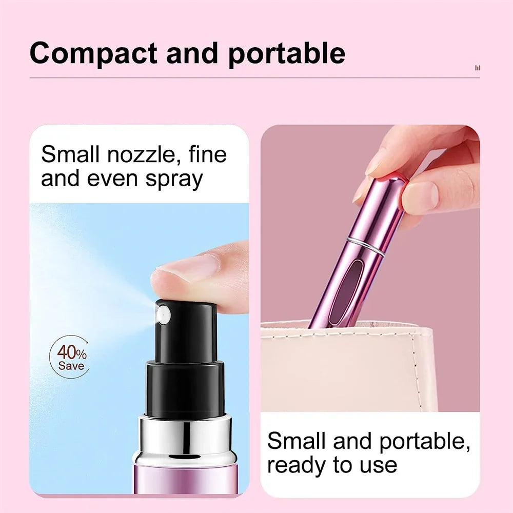 Portable Perfume Atomizer Container Bottle