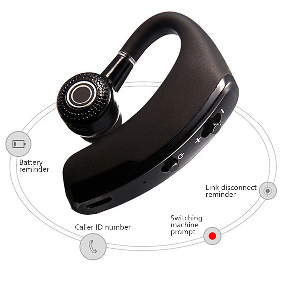 V9 earphones Handsfree Business Bluetooth Headphone