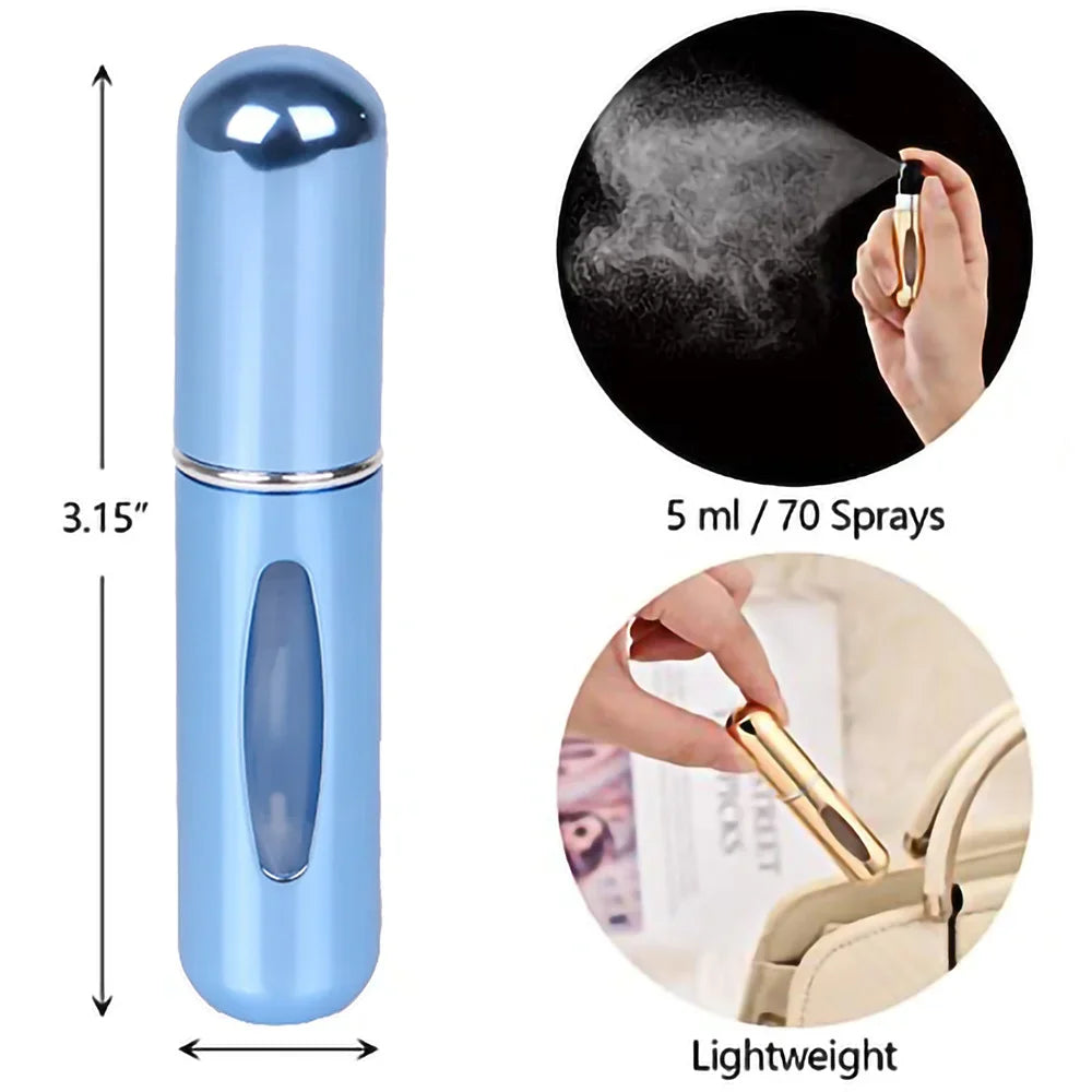 Portable Perfume Atomizer Container Bottle