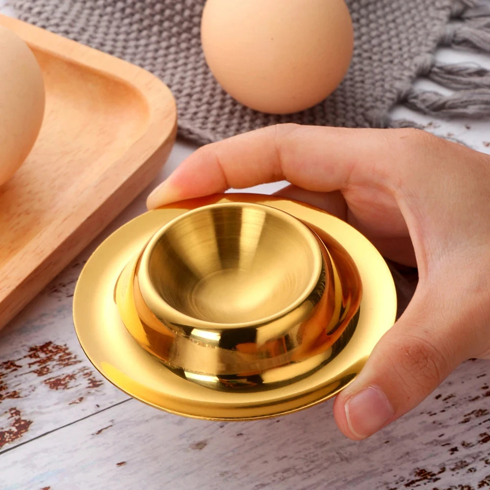 Golden Stainless Steel Egg Cup