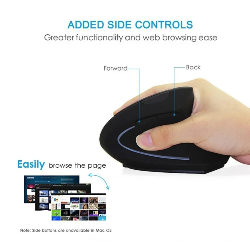 JSY-5 2.4G USB Dual Side Scroll Wheel Mouse