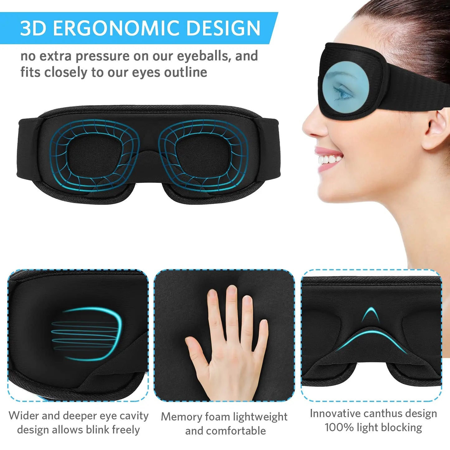 Sleeping Mask Blockout Sleep Masks