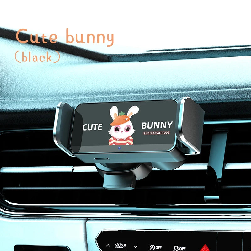 Smart Open Car Phone Holder