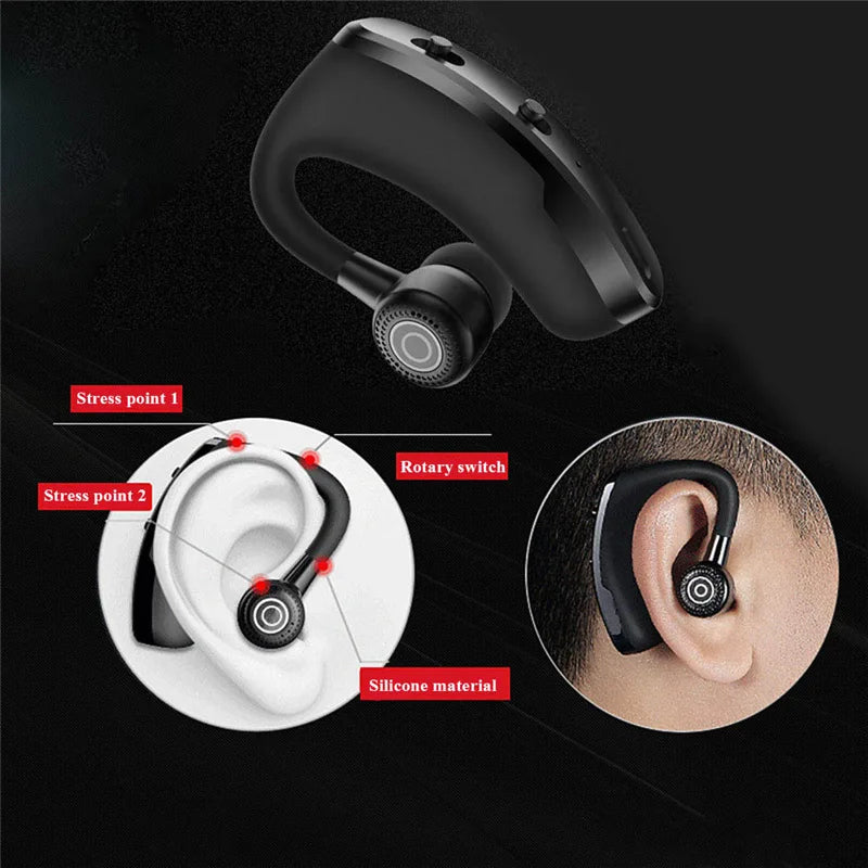 V9 earphones Handsfree Business Bluetooth Headphone