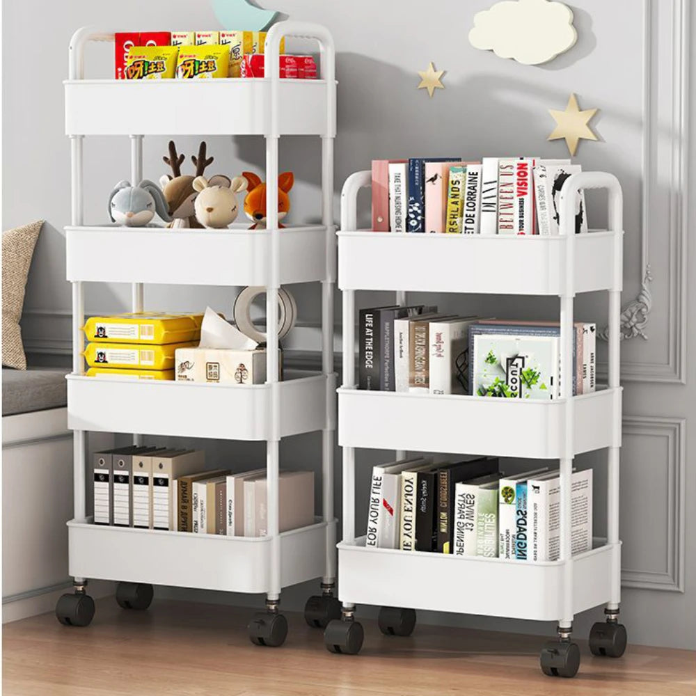 Mobile Bookshelf Trolley